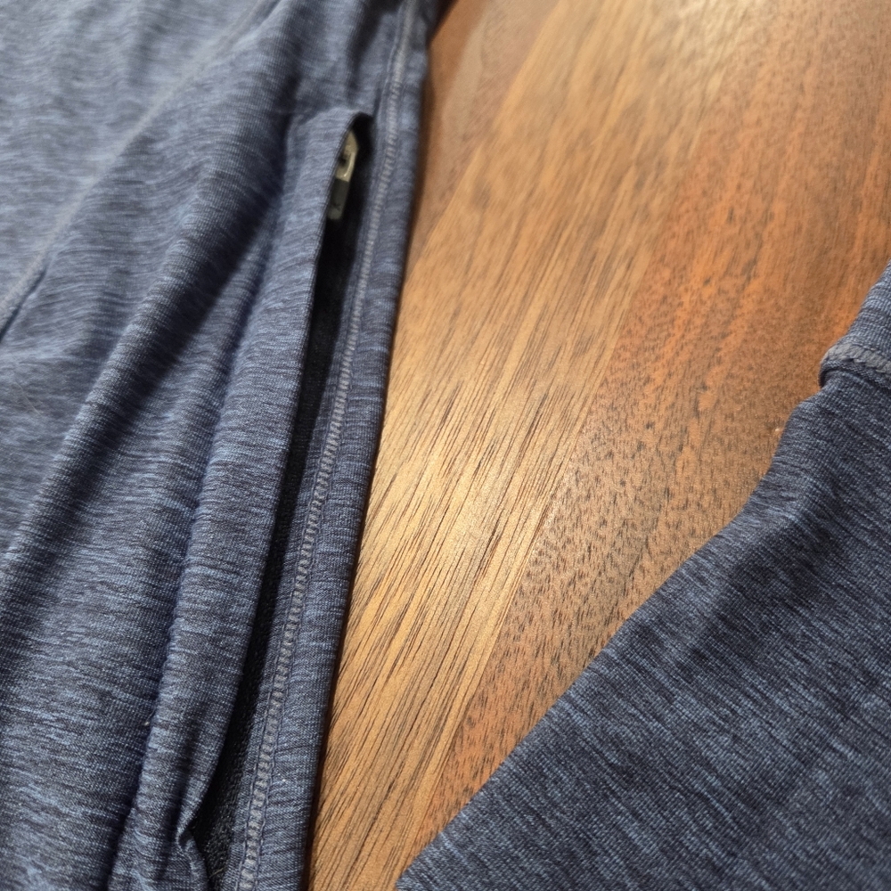 Straight Down Zip Front Blue Performance Jacket S… - image 6